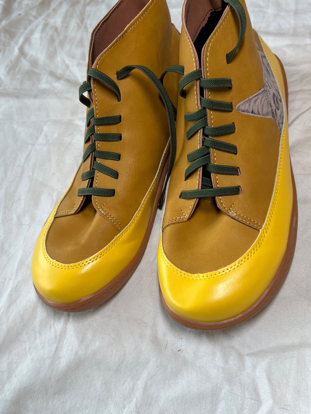 Funky faux leather cat boots, women’s size 9 - Picture 4 of 8